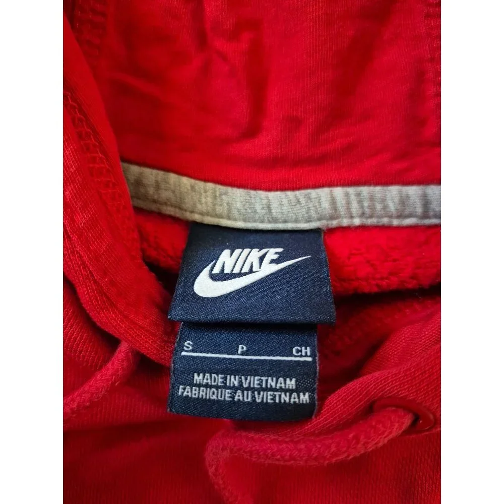 Nike Women's Size‎ S Pullover Hoodie Red Sweater Comfort Casual Essential